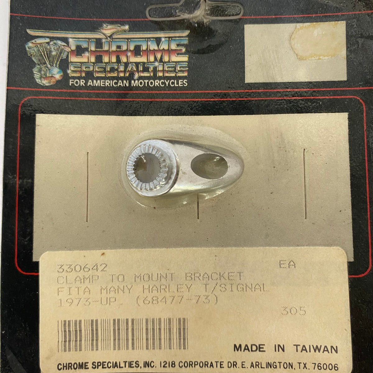 Support clignotant avant Harley Davidson REF OEM 68477-73