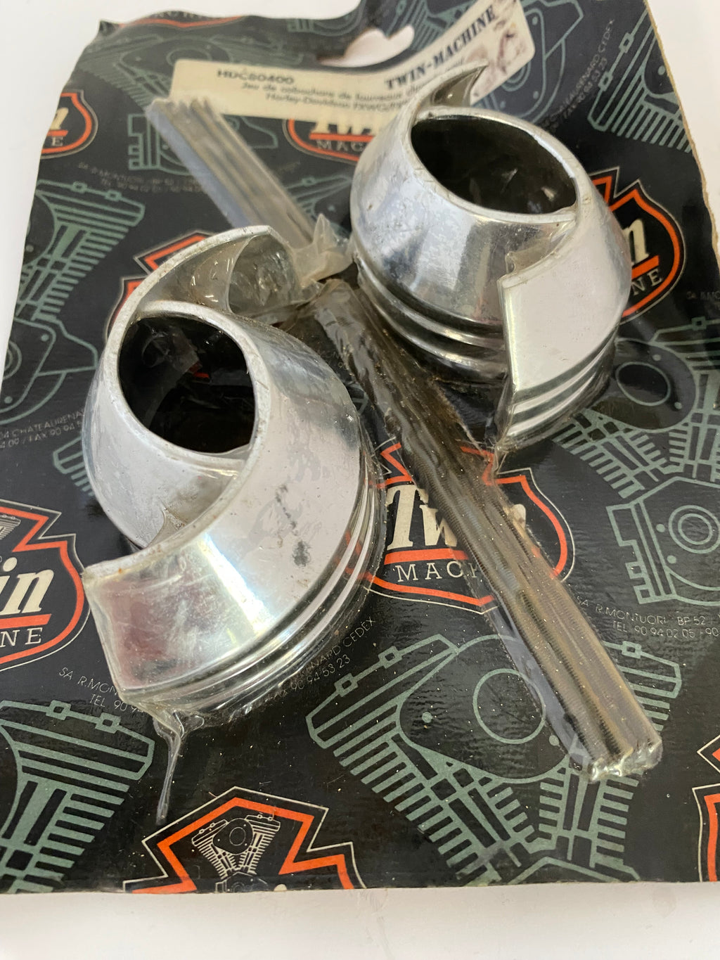 Jeu de caches poussières de fourche 41 mm Harley Davidson REF HDC80400