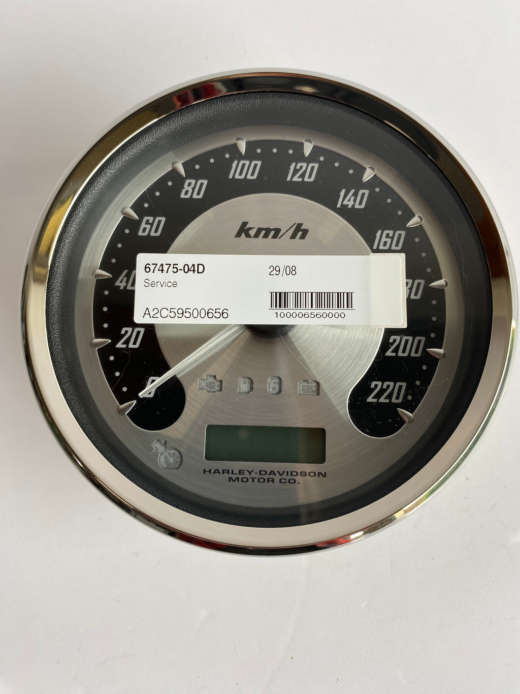 Compteur de vitesses à cadran aluminium Harley Davidson REF OEM : 67318-05A