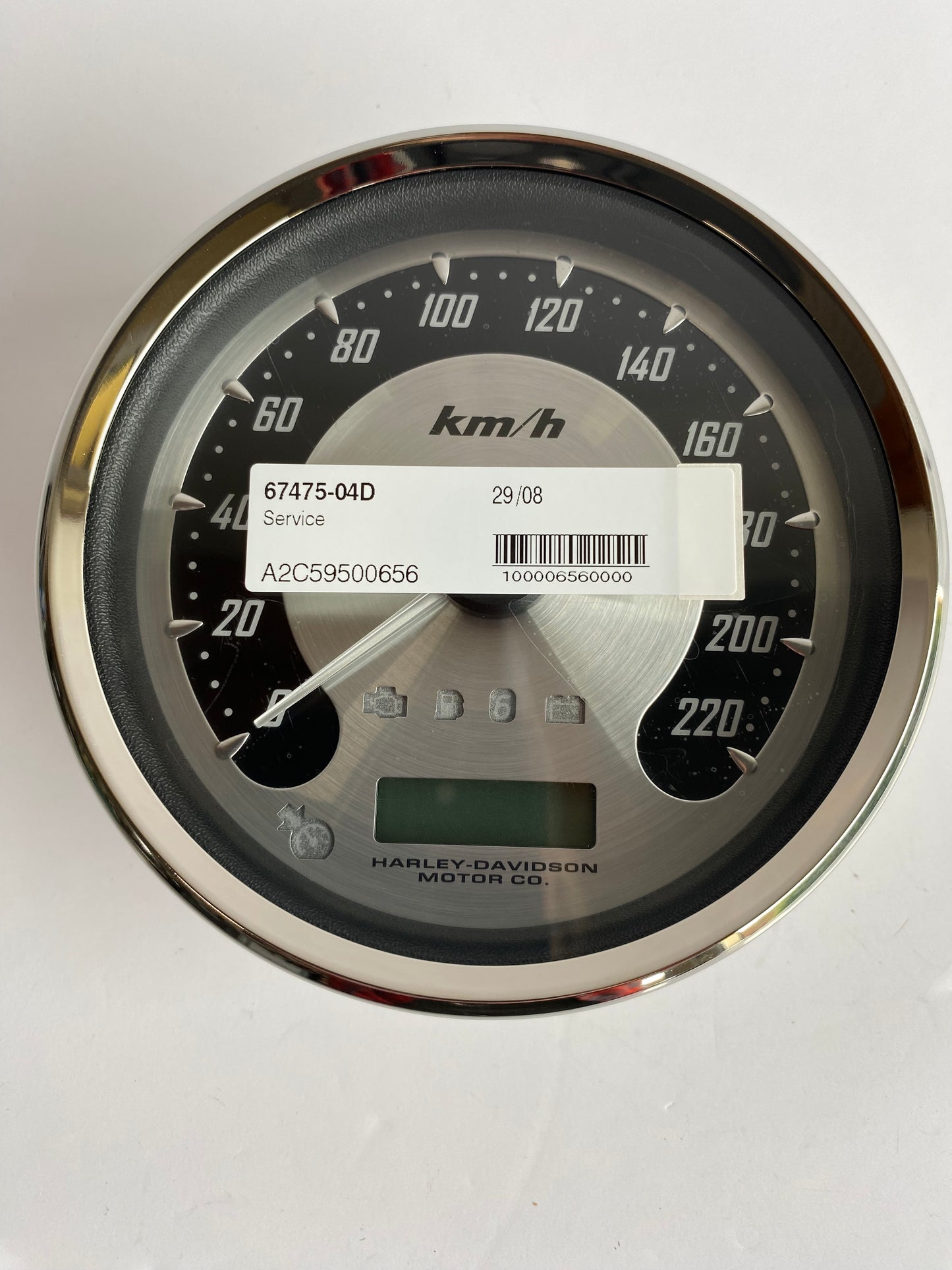Compteur de vitesses à cadran aluminium Harley Davidson REF OEM : 67318-05A