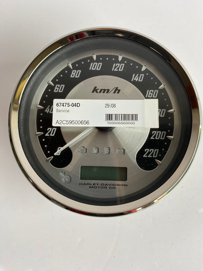 Compteur de vitesses à cadran aluminium Harley Davidson REF OEM : 67318-05A