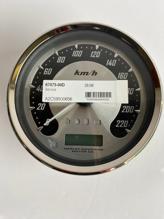 Compteur de vitesses à cadran aluminium Harley Davidson REF OEM : 67318-05A