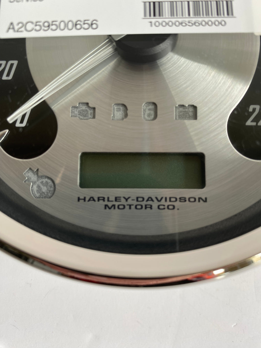 Compteur de vitesses à cadran aluminium Harley Davidson REF OEM : 67318-05A