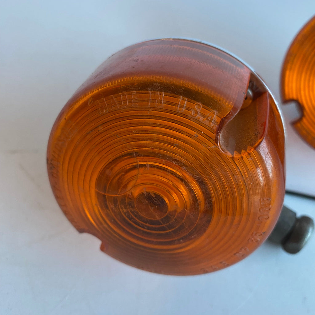 Jeu de clignotants arrière Harley Davidson REF OEM : 68407-86