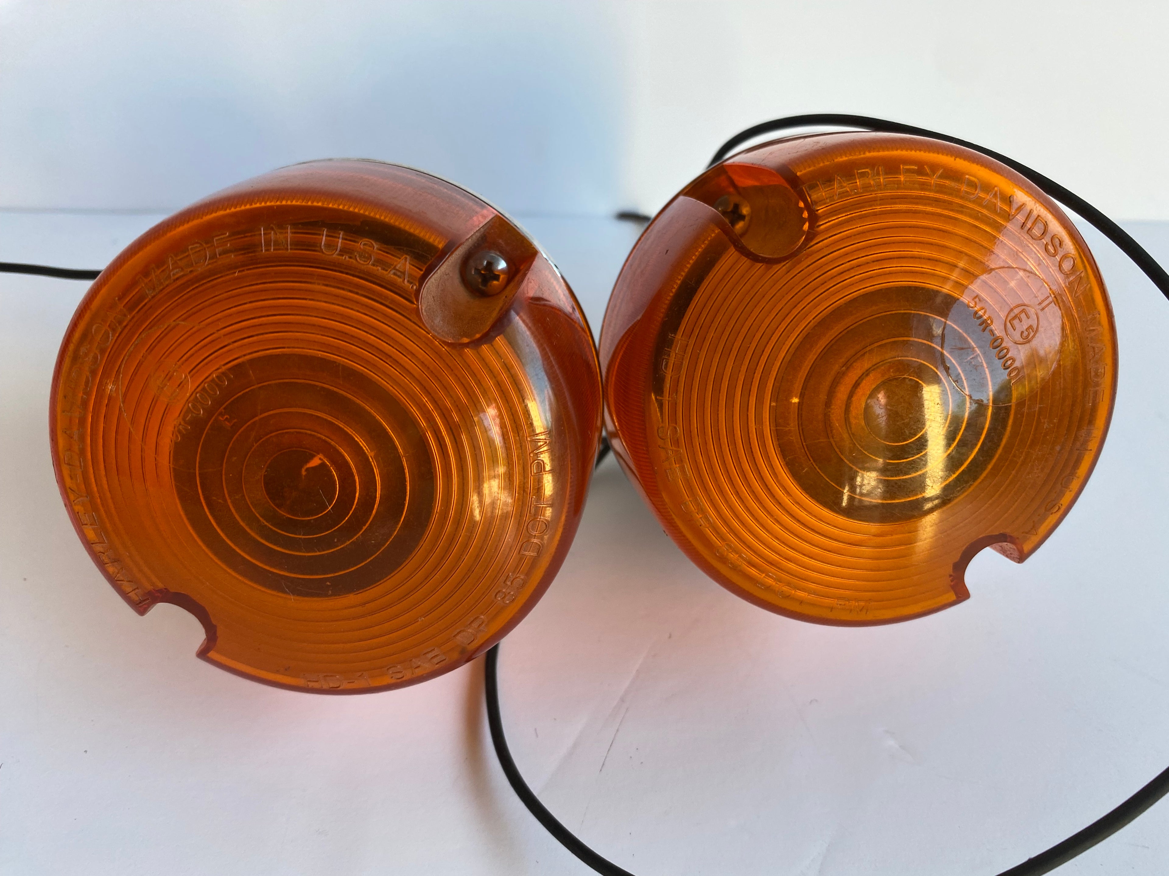 Harley Davidson Original Turn Signal Set REF OEM 68407-86