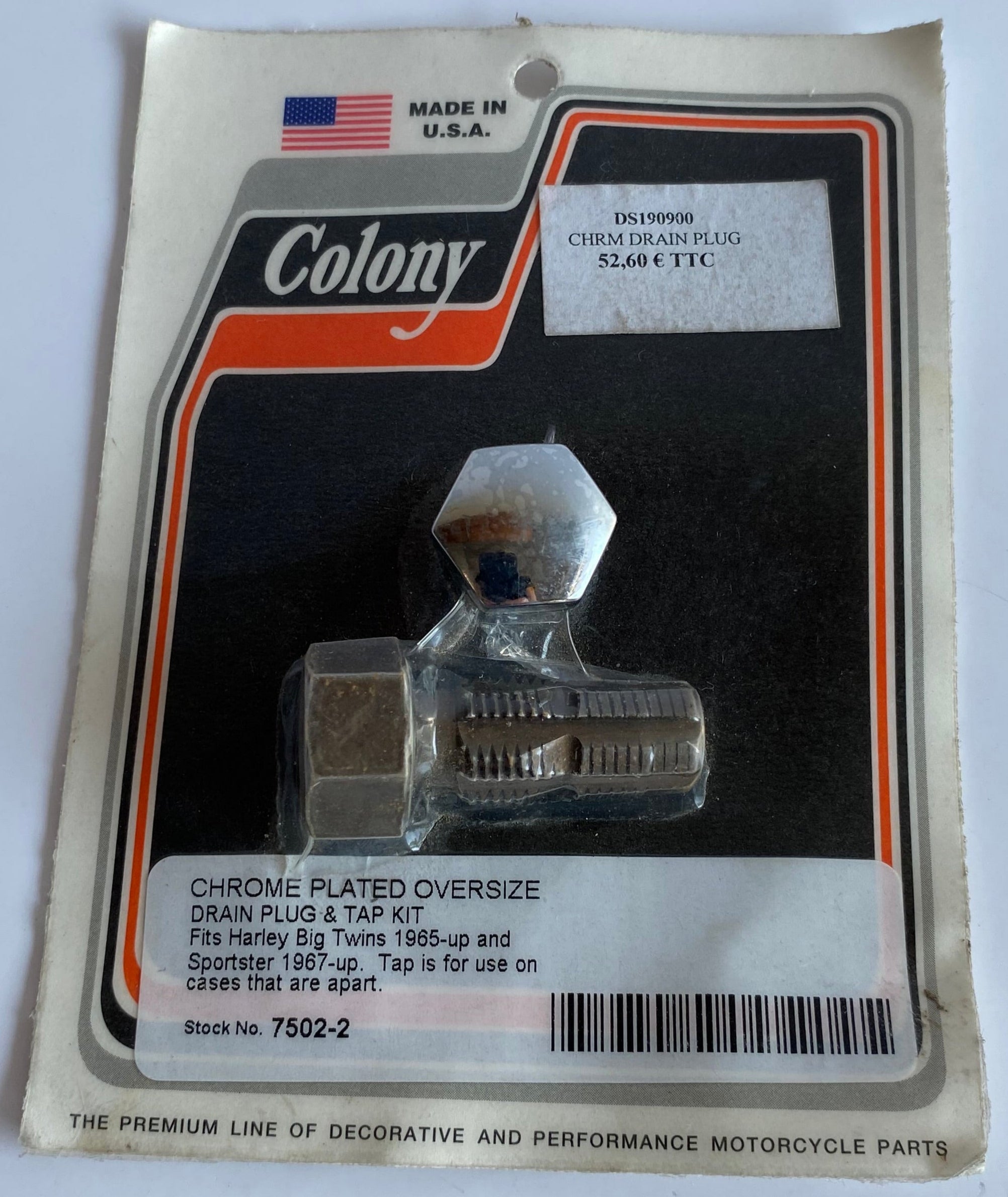 Harley Davidson Shovelhead Drain Plug Repair Kit REF DRAG: DS190900