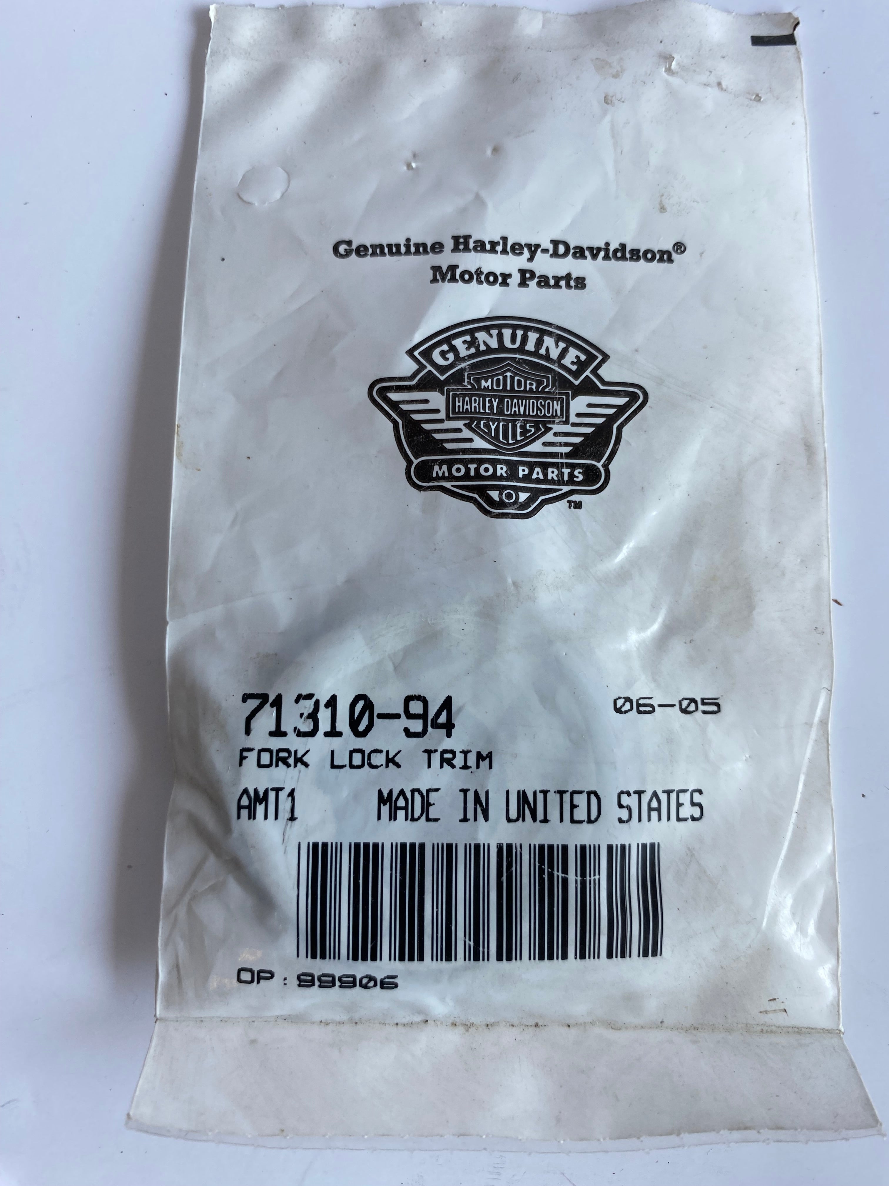 Cache bloc de direction Harley Davidson REF OEM : 71310-94