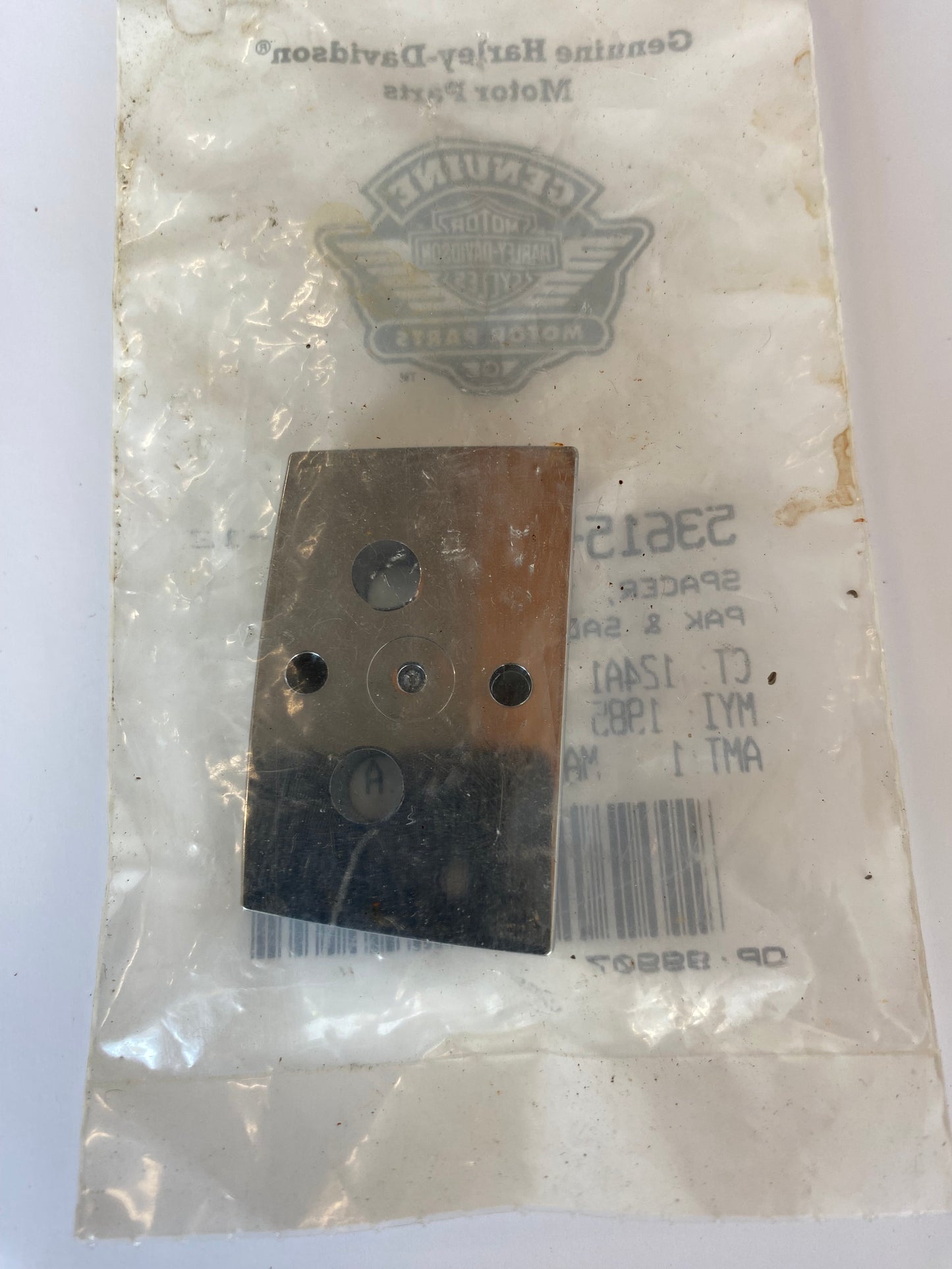 Spacer / entretoise tour pak et sacoches Harley Davidson REF OEM : 53615-85B
