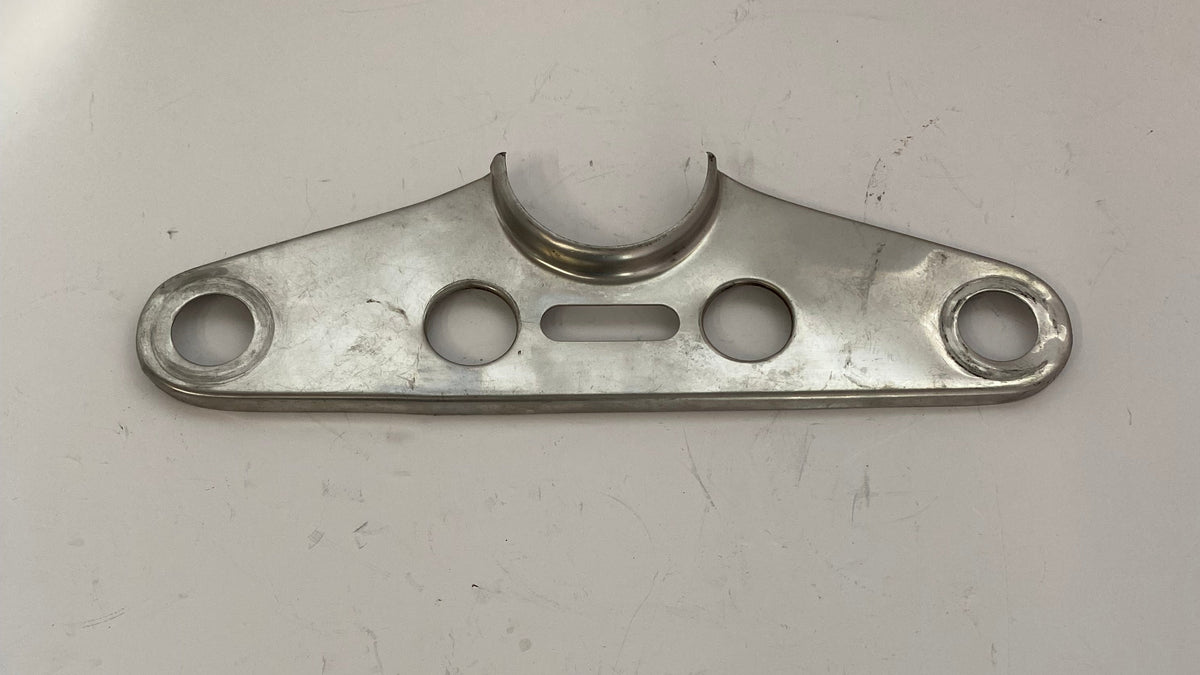 Cache inox té de fourche supérieur Shovelhead Harley Davidson REF MCS 904060