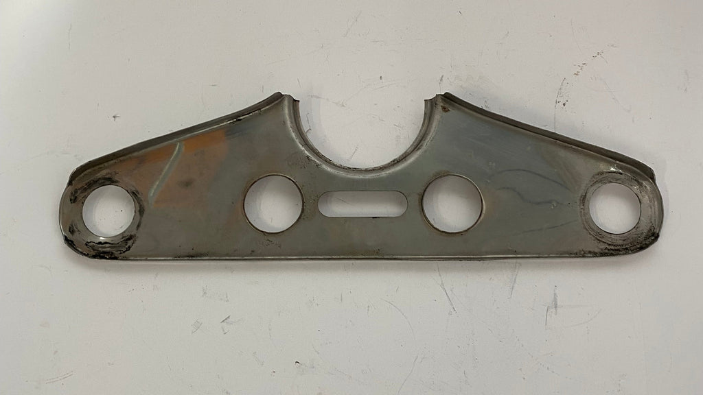 Cache inox té de fourche supérieur Shovelhead Harley Davidson REF MCS 904060