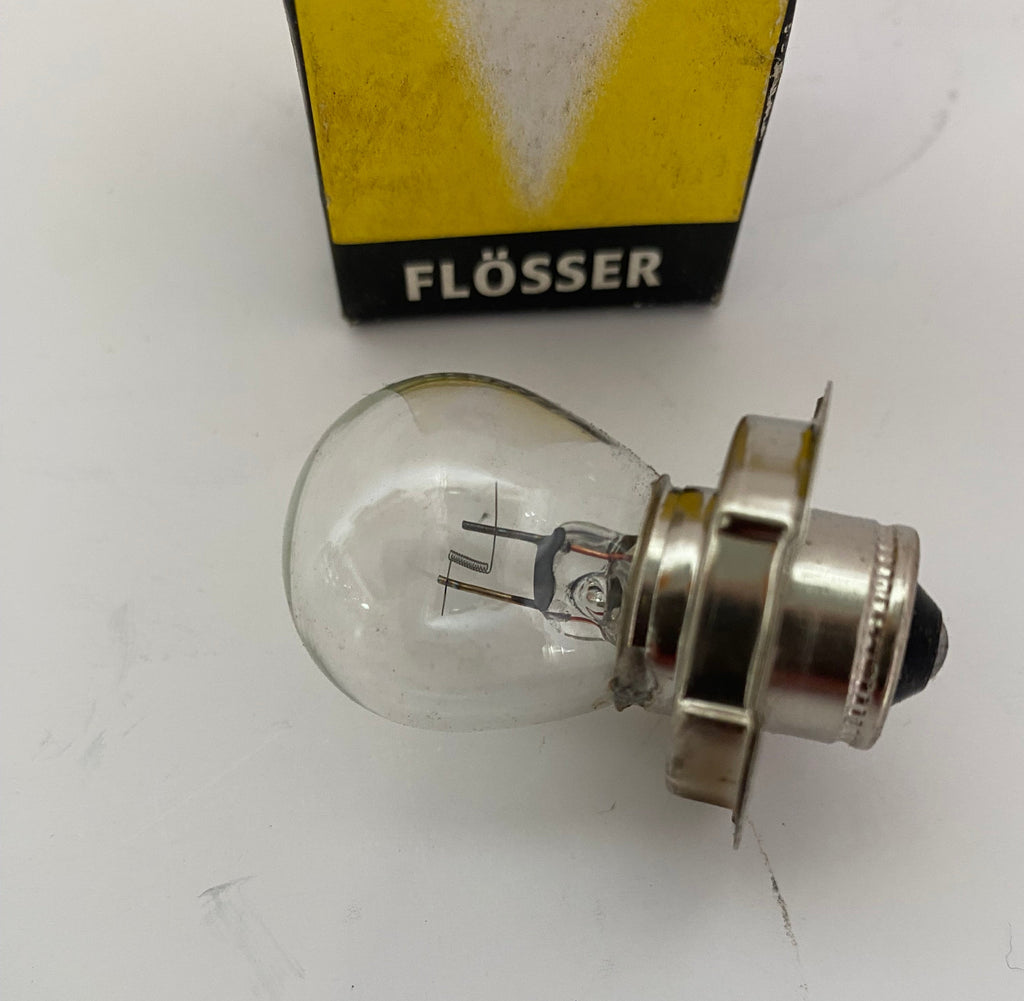 Ampoule 6 volts 15 w P26S blanche Flösser