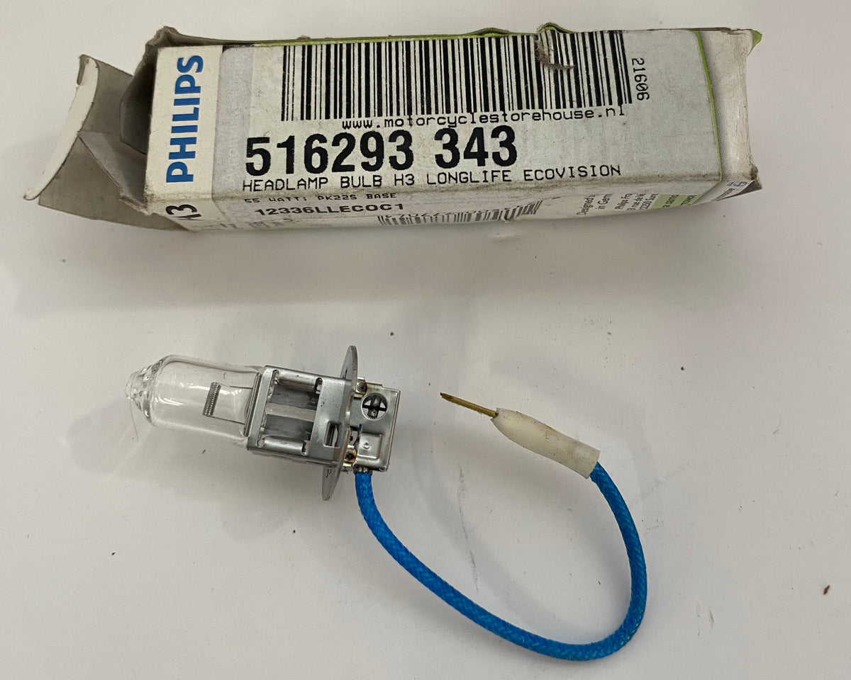 Ampoule 12 volts H3 Philips Harley Davidson REF 12336LLECOC1