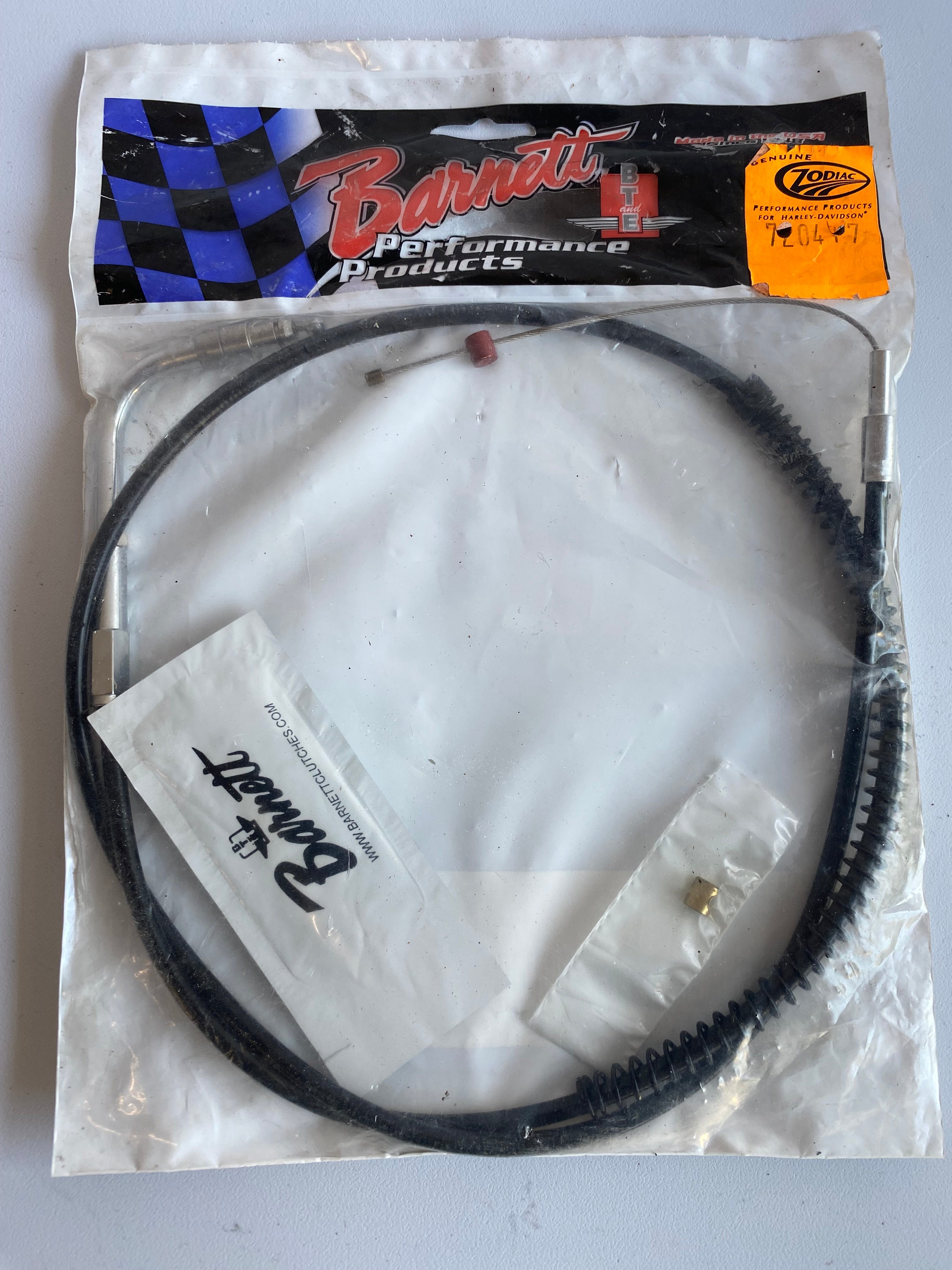 Barnett 38 inch throttle cable Harley Davidson REF ZODIAC: 720417