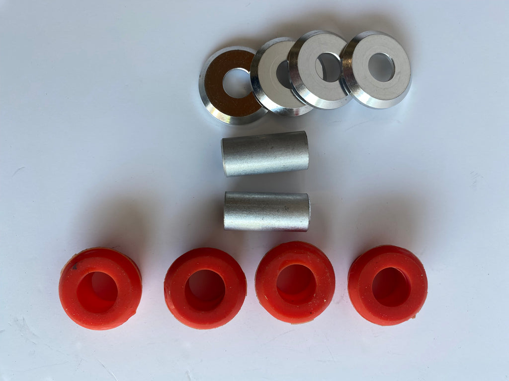 Kit de silent blocs de risers rigides Harley Davidson REF DRAG  : 0604-0001