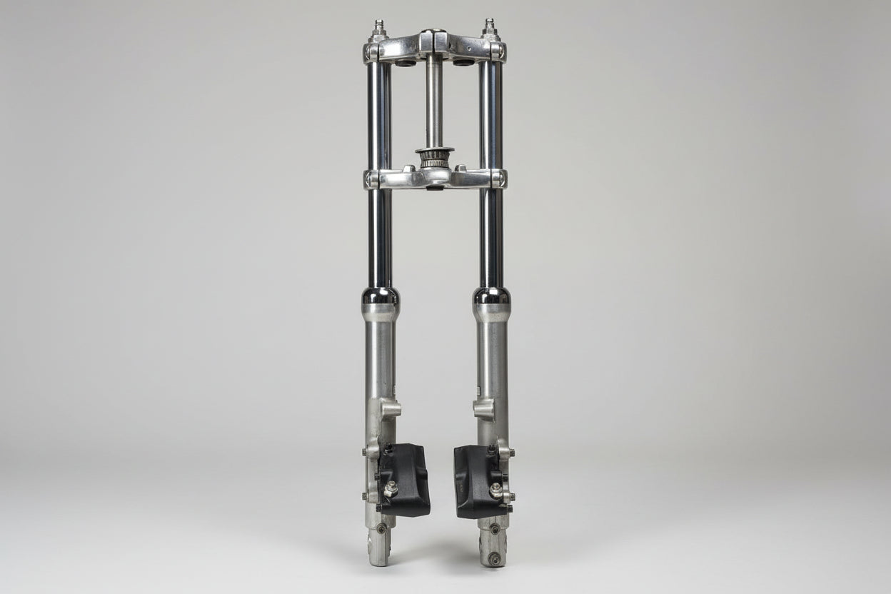 Fourche 39 mm réglables dual brake Sportster ou Dyna Harley Davidson REF OEM  45943-00 & 45944-00