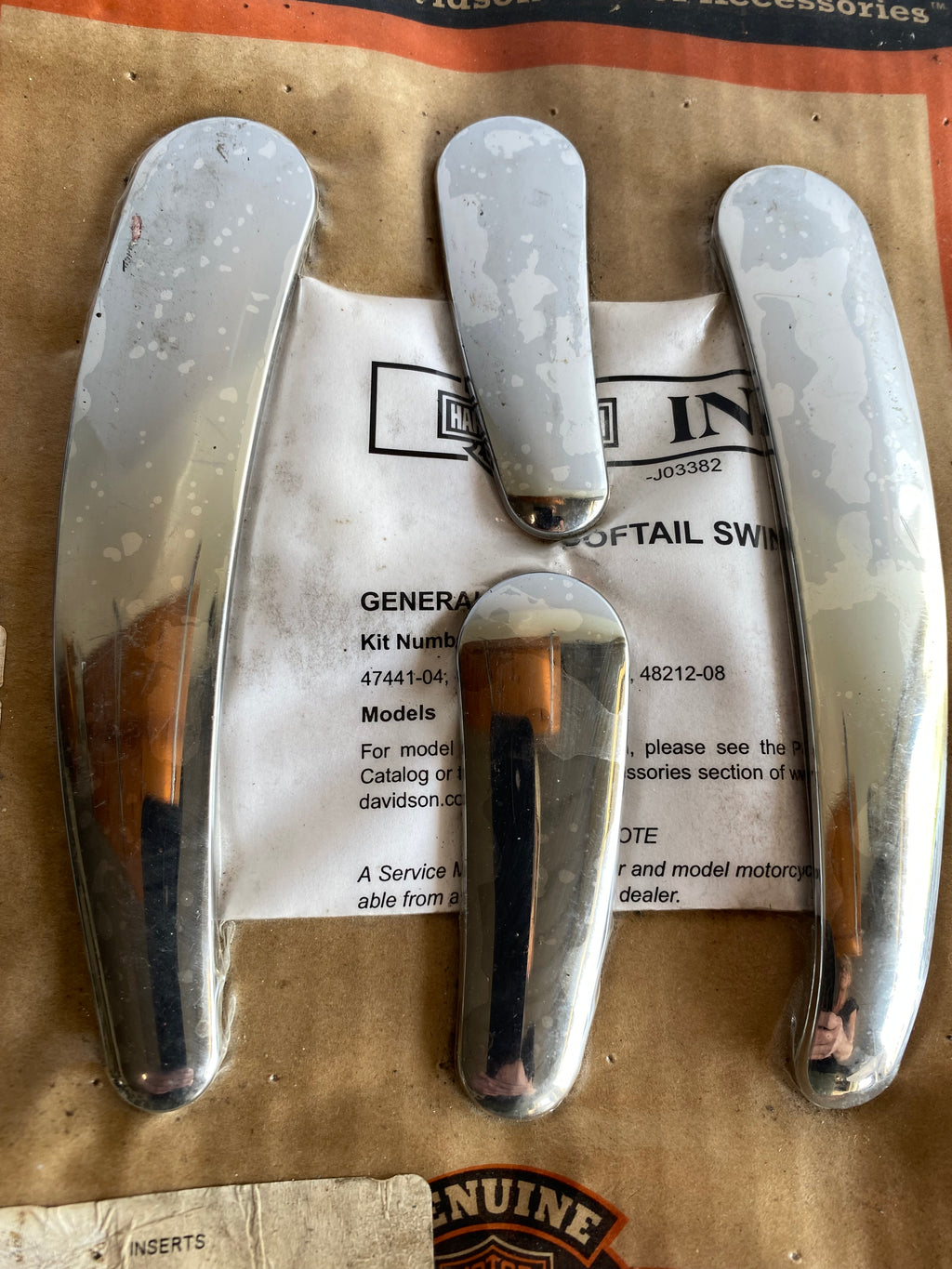 Chrome insert kit for Harley Davidson softail frame REF: 48211-08