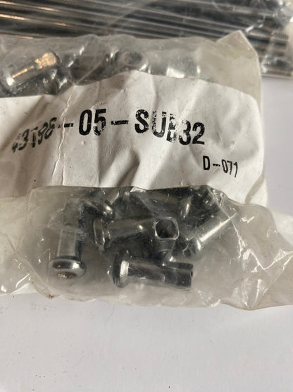 Kit de rayons chromés pour roue avant Harley Davidson REF OEM : 47887-10