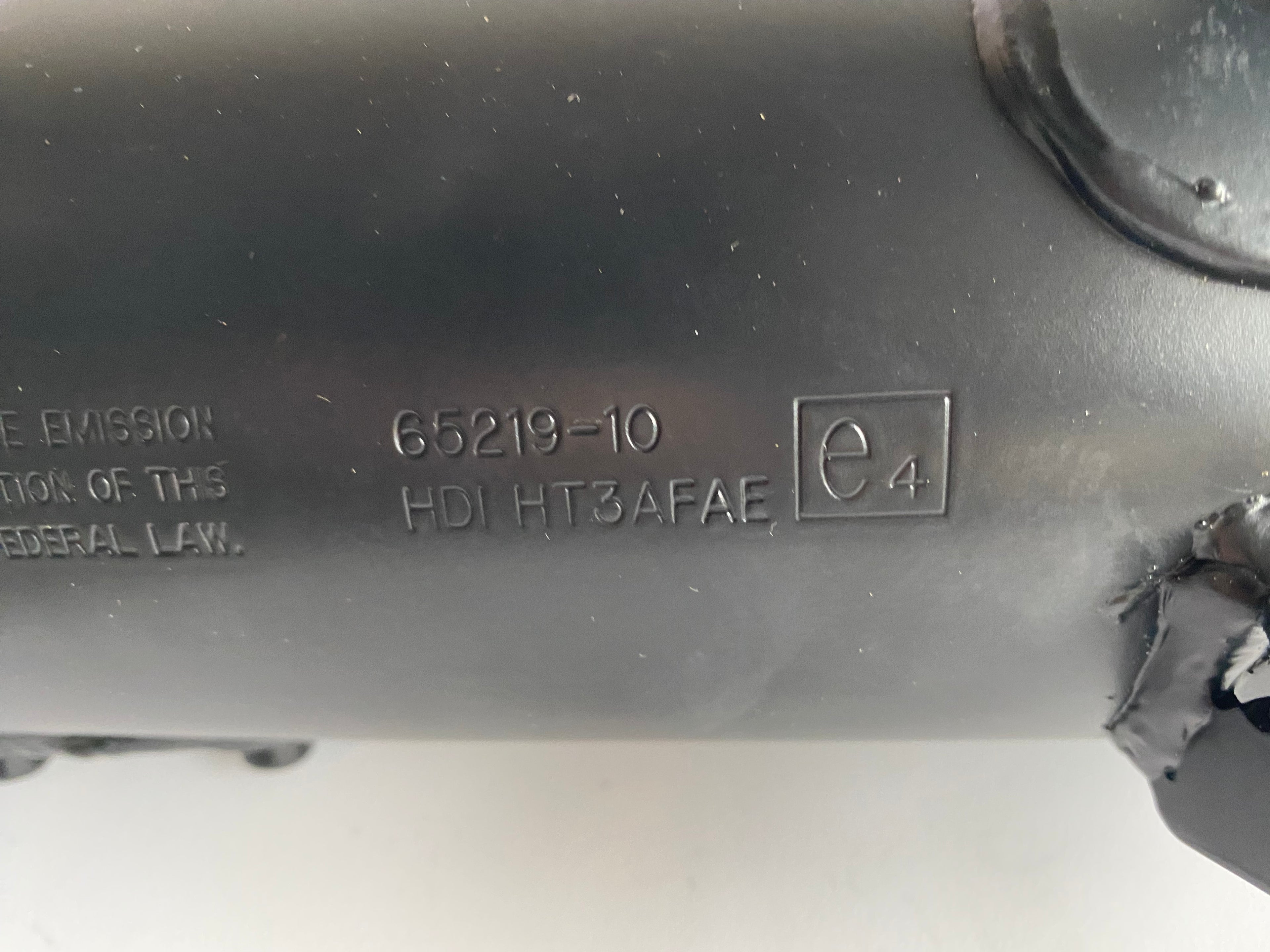 Harley Davidson XR1200X Oberer Schalldämpfer REF OEM 65219-10