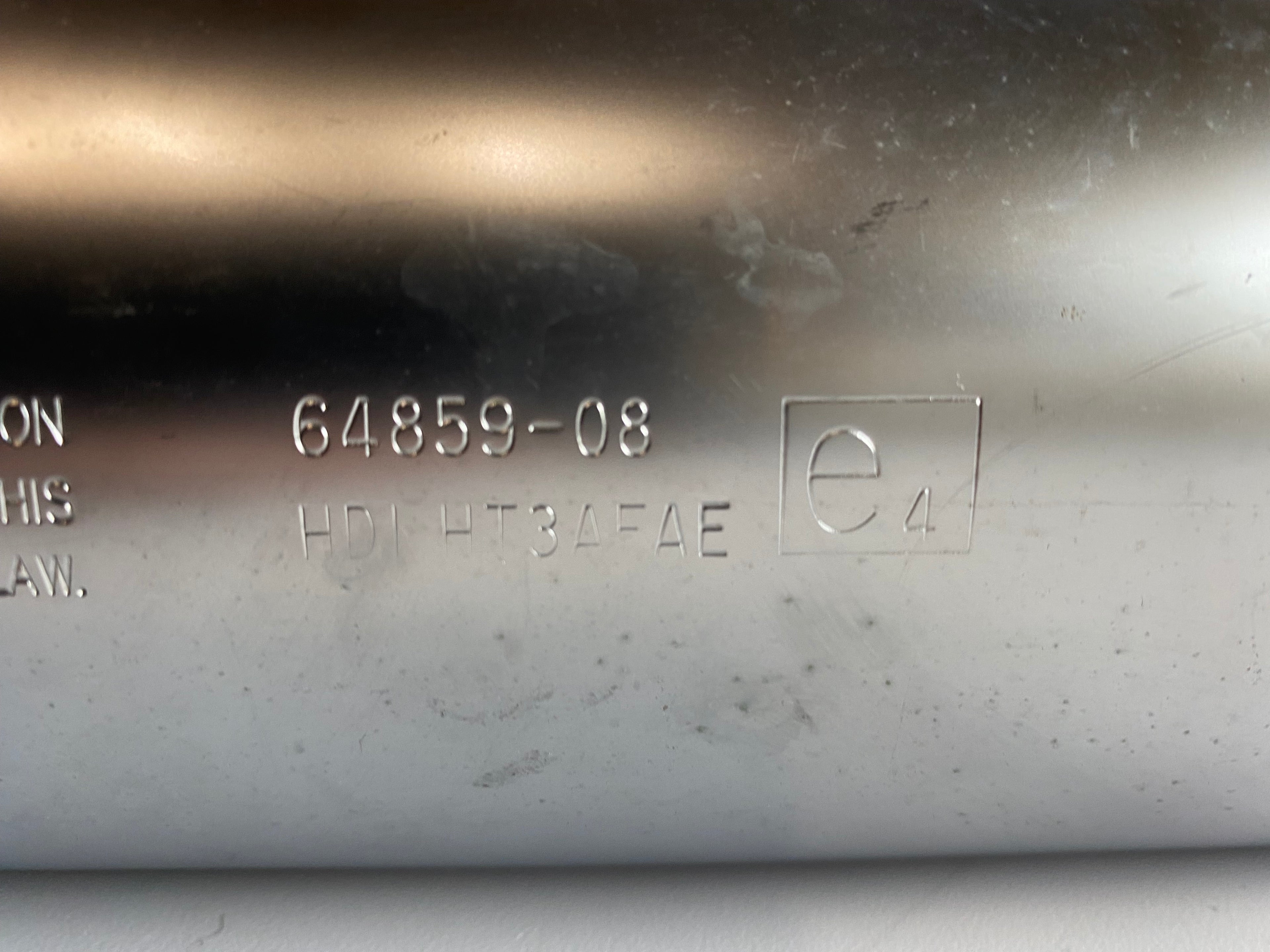 Harley Davidson XR1200 Unterer Schalldämpfer REF OEM 64859-08