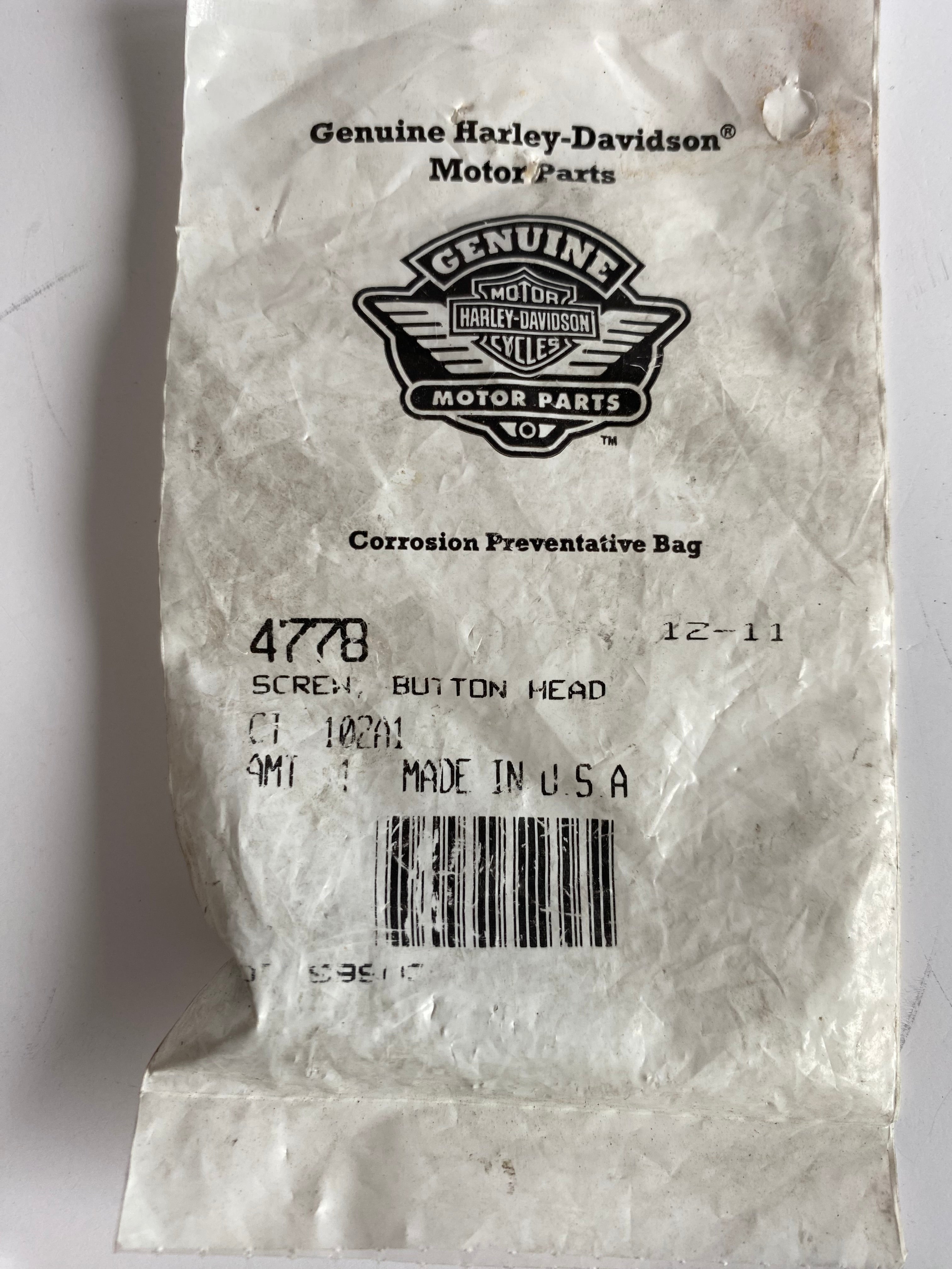 Vis Torx 5/16-18 x 1 3/8 Harley Davidson REF OEM 4778