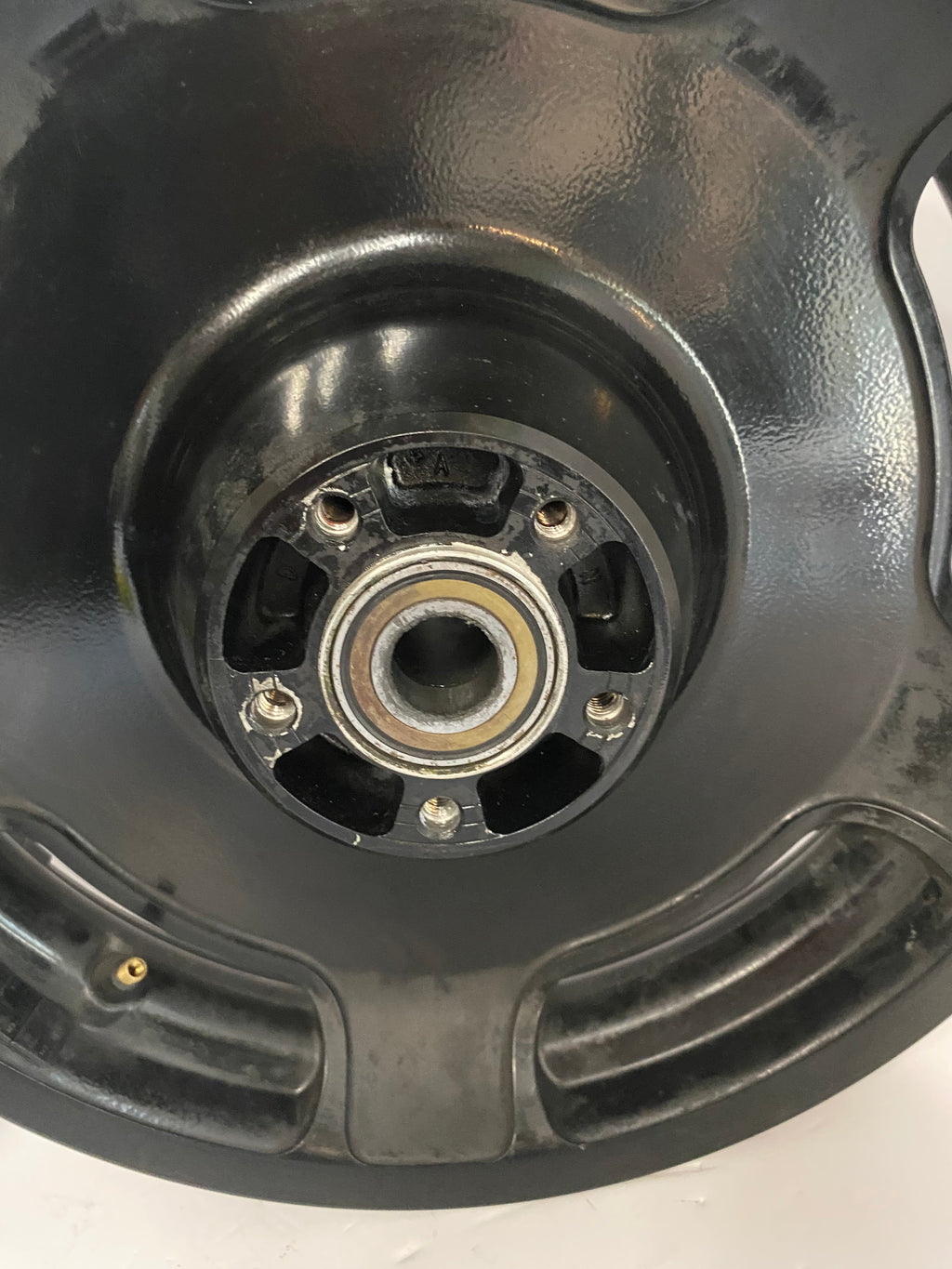 Jeu de roues noires 16 pouces avant et arrière Touring Harley Davidson REF OEM 41132-08 & 43585-08