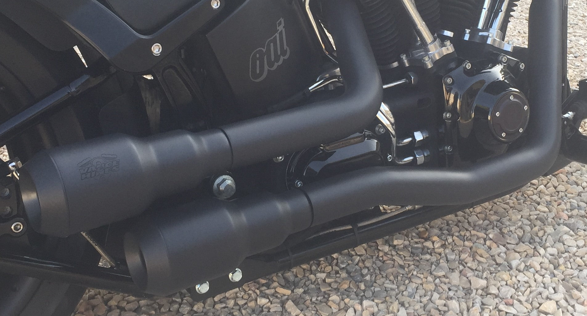 Auspuffhalterung Vance & Hines Grenades Softail Harley Davidson