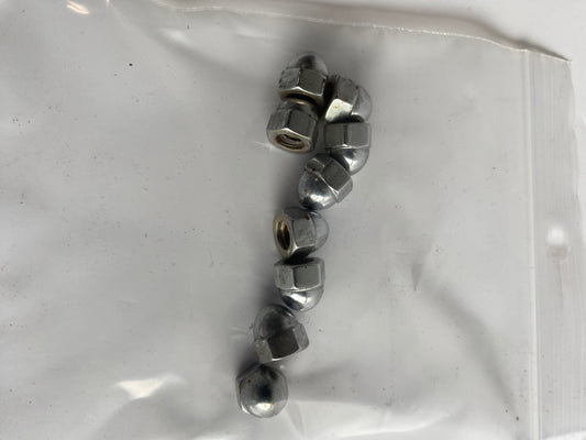 Ecrous borgne chromés pare brise 12-24 Harley Davidson REF OEM 7651A