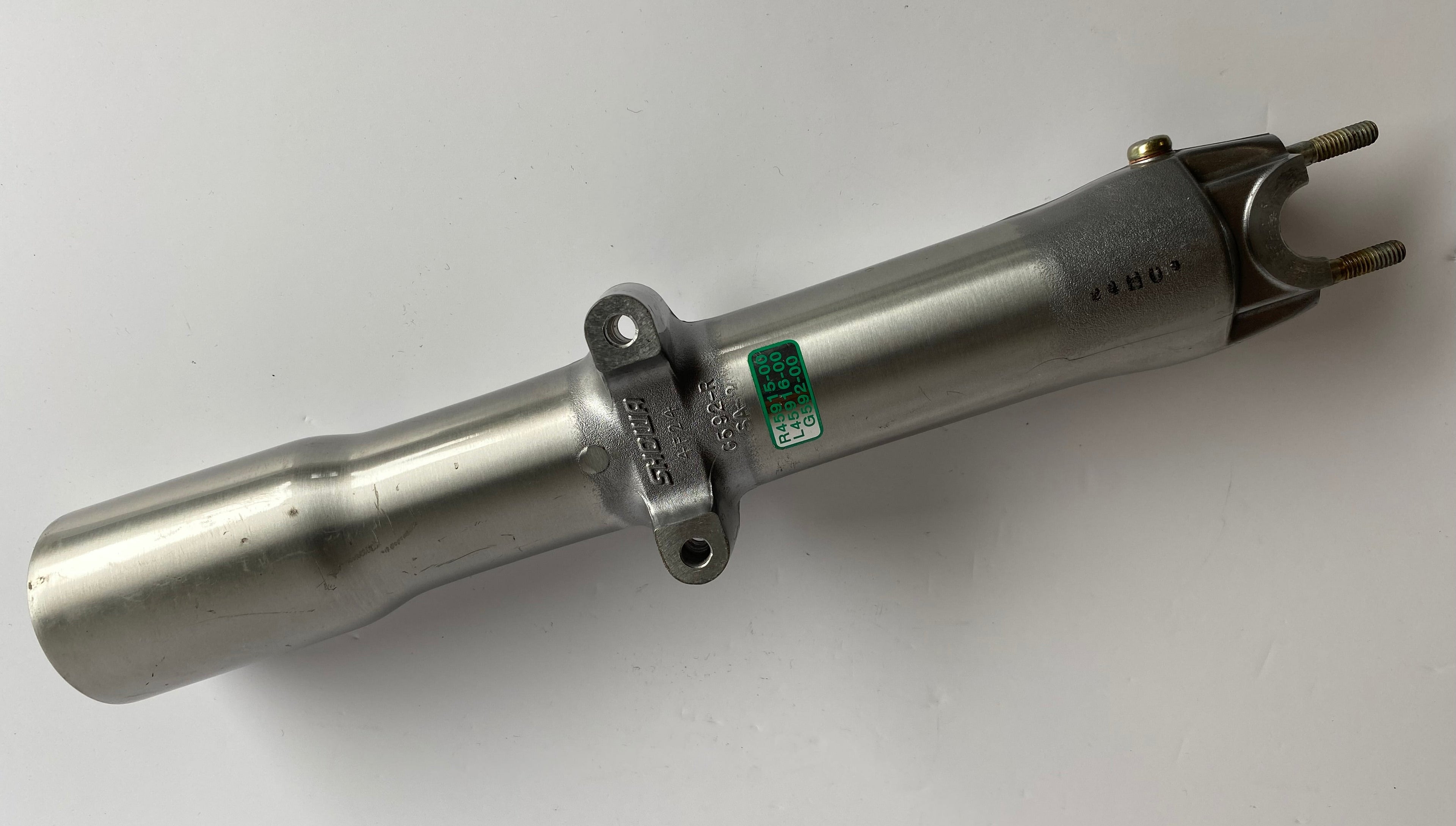 Jeu de fourreaux alu poli Harley Davidson REF OEM 45917-86 / 45918-00