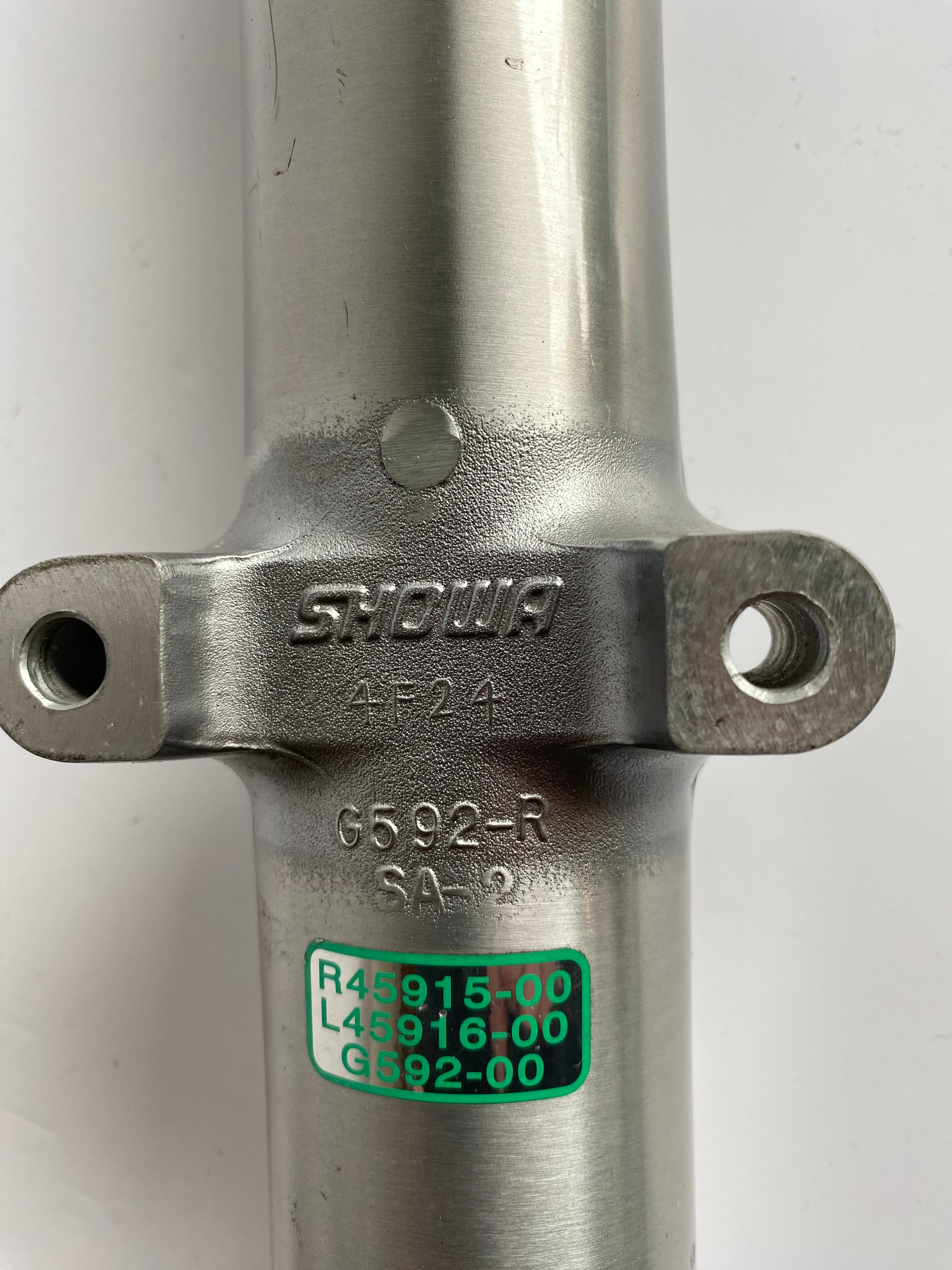 Jeu de fourreaux alu poli Harley Davidson REF OEM 45917-86 / 45918-00