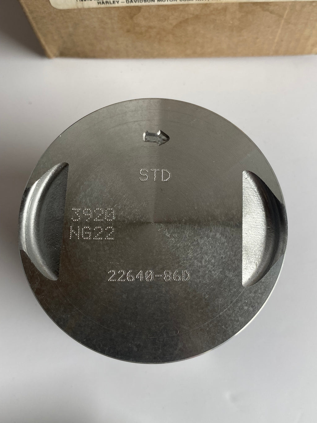 Set of 2 pistons 883 standard size Harley Davidson REF OEM 22242-86A