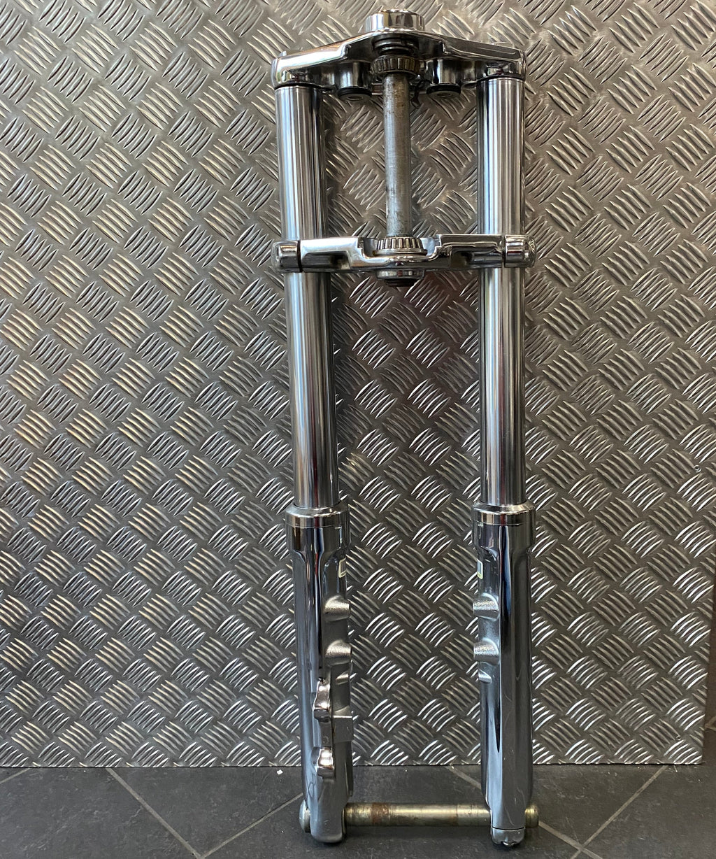 Komplette verchromte Gabel Softail Rocker C FXCWC Harley Davidson