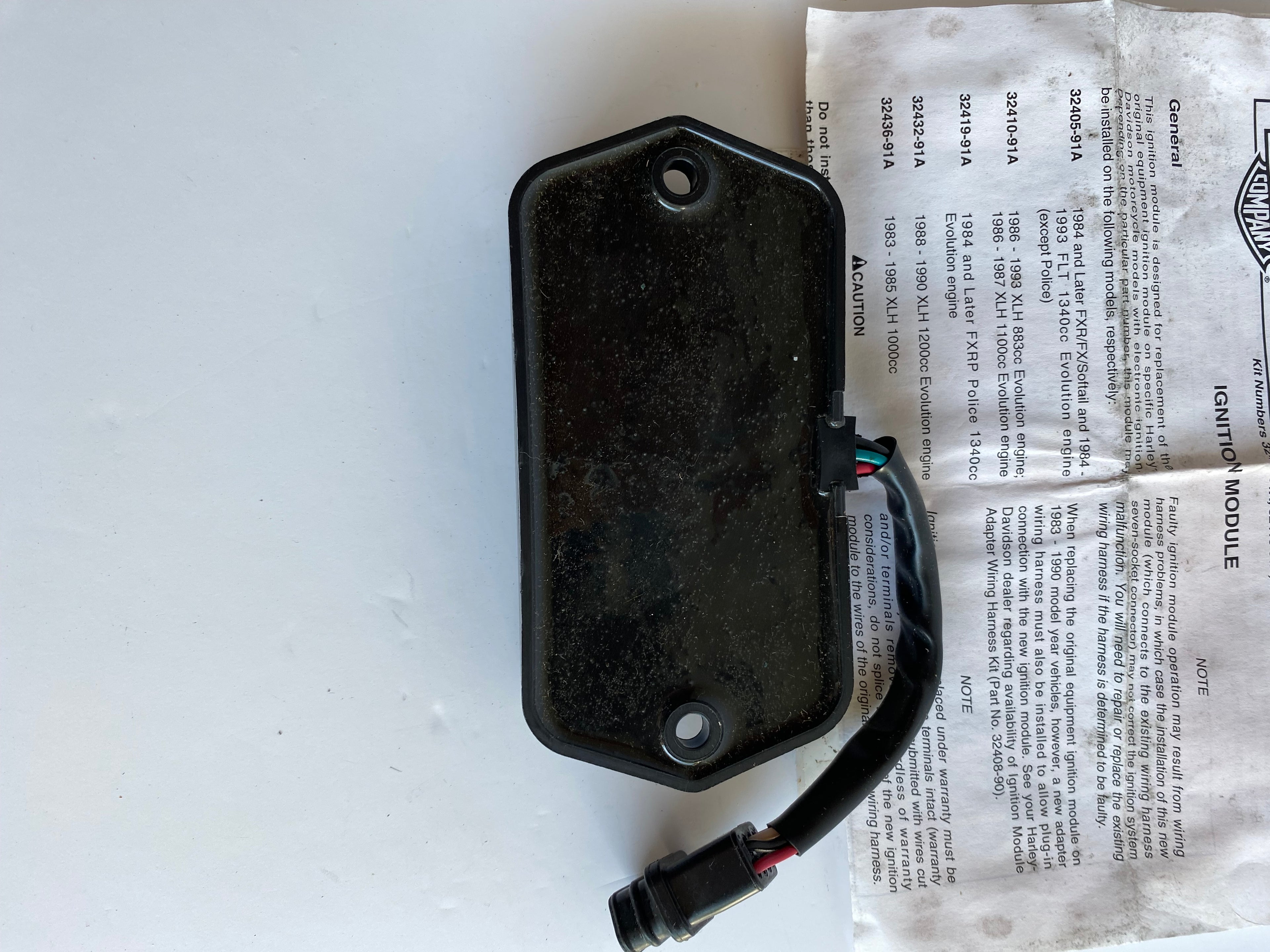 Harley Davidson Ignition Module REF OEM: 32410-91A