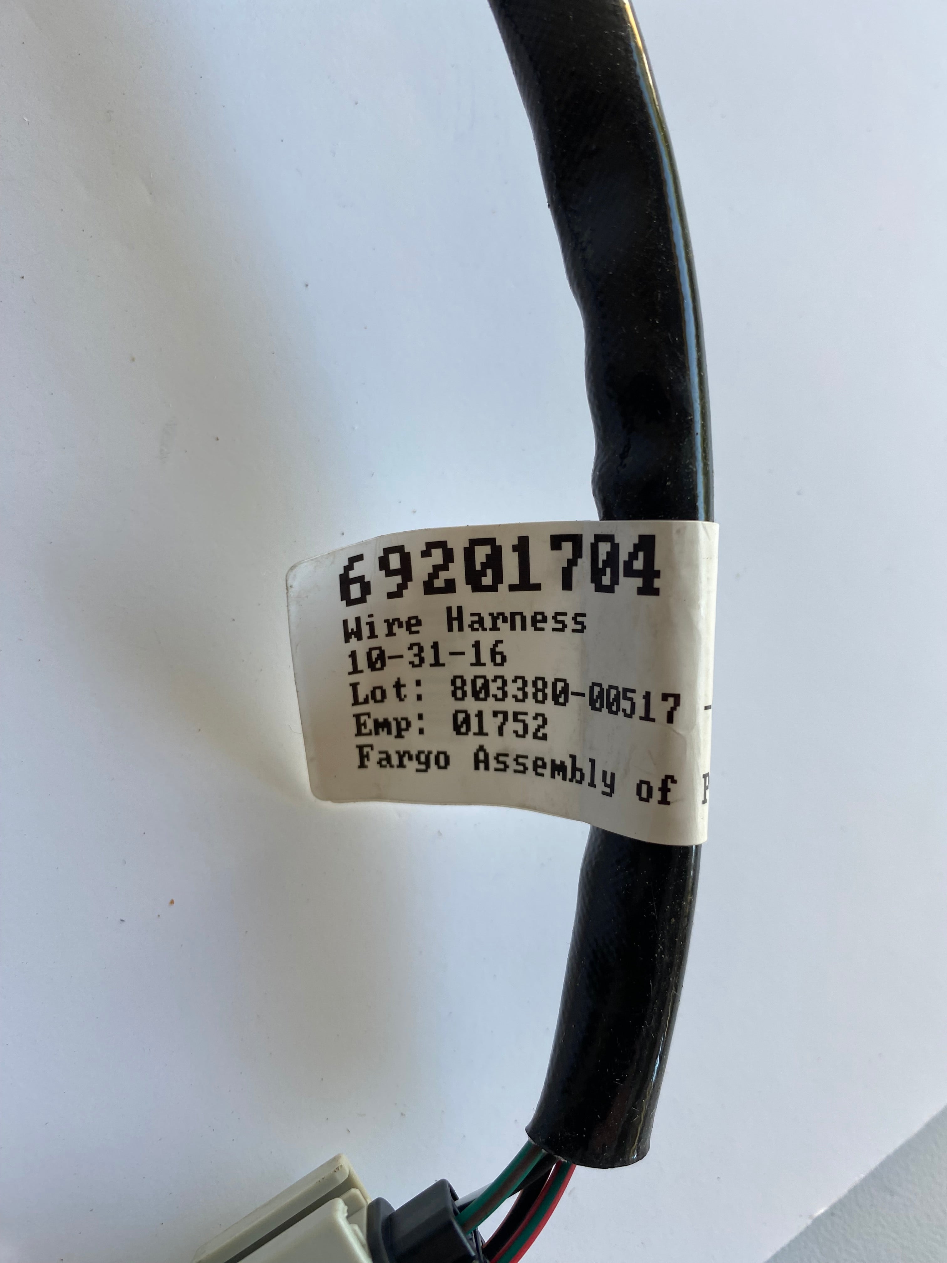 Harley Davidson Oxygen Sensor Harness Extension REF OEM 69201704