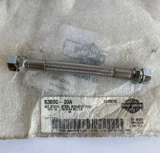 Durite avia essence jonction réservoir Dyna Harley Davidson REF 63690-00A