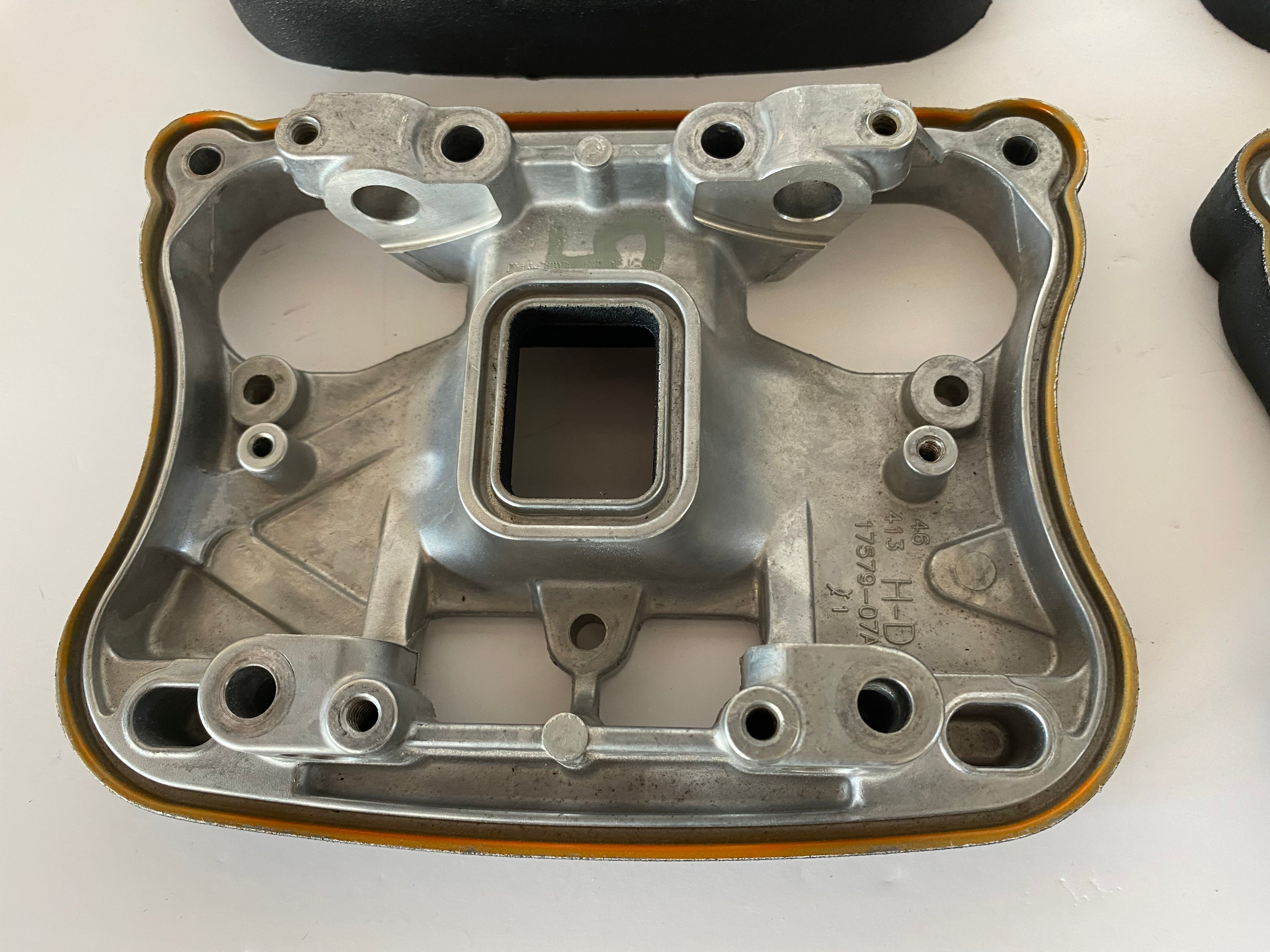 Jeu de caches culbuteurs noir wrinkle Sportster Harley Davidson REF OEM 17645-07 & 17655-05