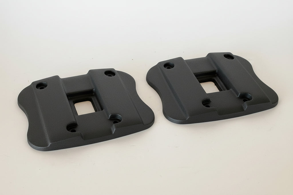 Jeu de 2 caches culbuteur supérieur noir wrinkle Sportster Harley Davidson REF OEM 17501-86B