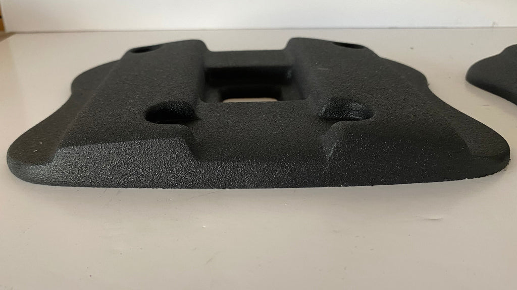 Jeu de 2 caches culbuteur supérieur noir wrinkle Sportster Harley Davidson REF OEM 17501-86B