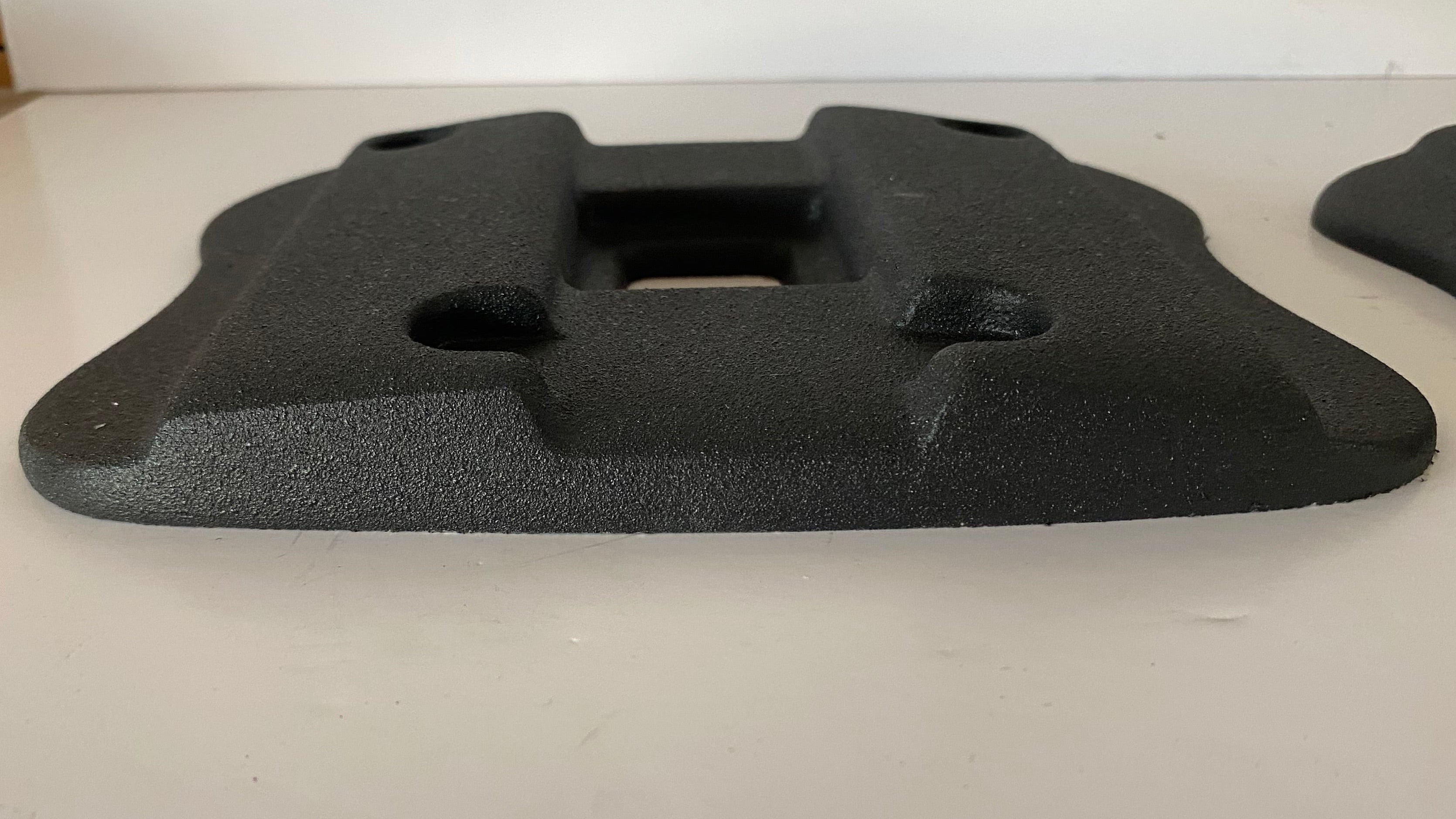 Jeu de 2 caches culbuteur supérieur noir wrinkle Sportster Harley Davidson REF OEM 17501-86B