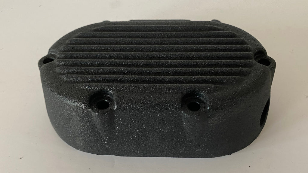 Getriebegehäuse schwarz, rechts, Wrinkle, Harley Davidson REF OEM 37115-90