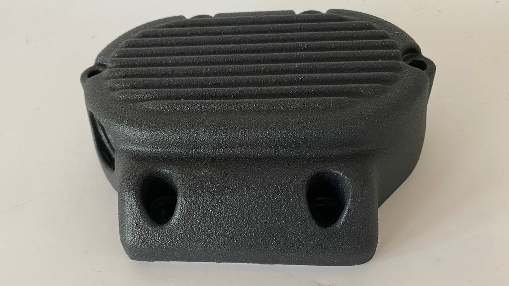 Getriebegehäuse schwarz, rechts, Wrinkle, Harley Davidson REF OEM 37115-90