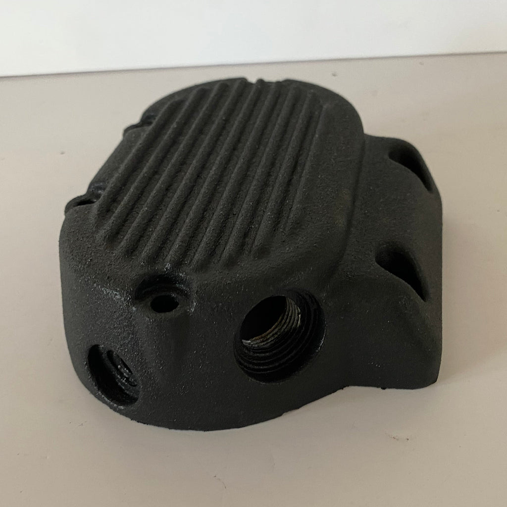 Getriebegehäuse schwarz, rechts, Wrinkle, Harley Davidson REF OEM 37115-90