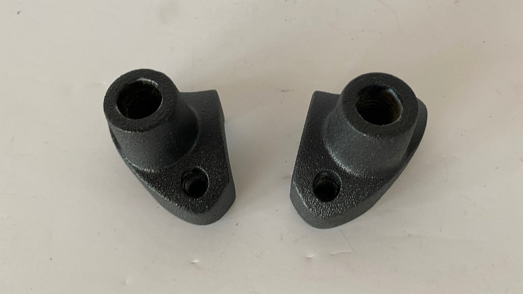 Jeu de risers inférieur noir wrinkle Harley Davidson REF OEM 56116-82A & 56117-82A