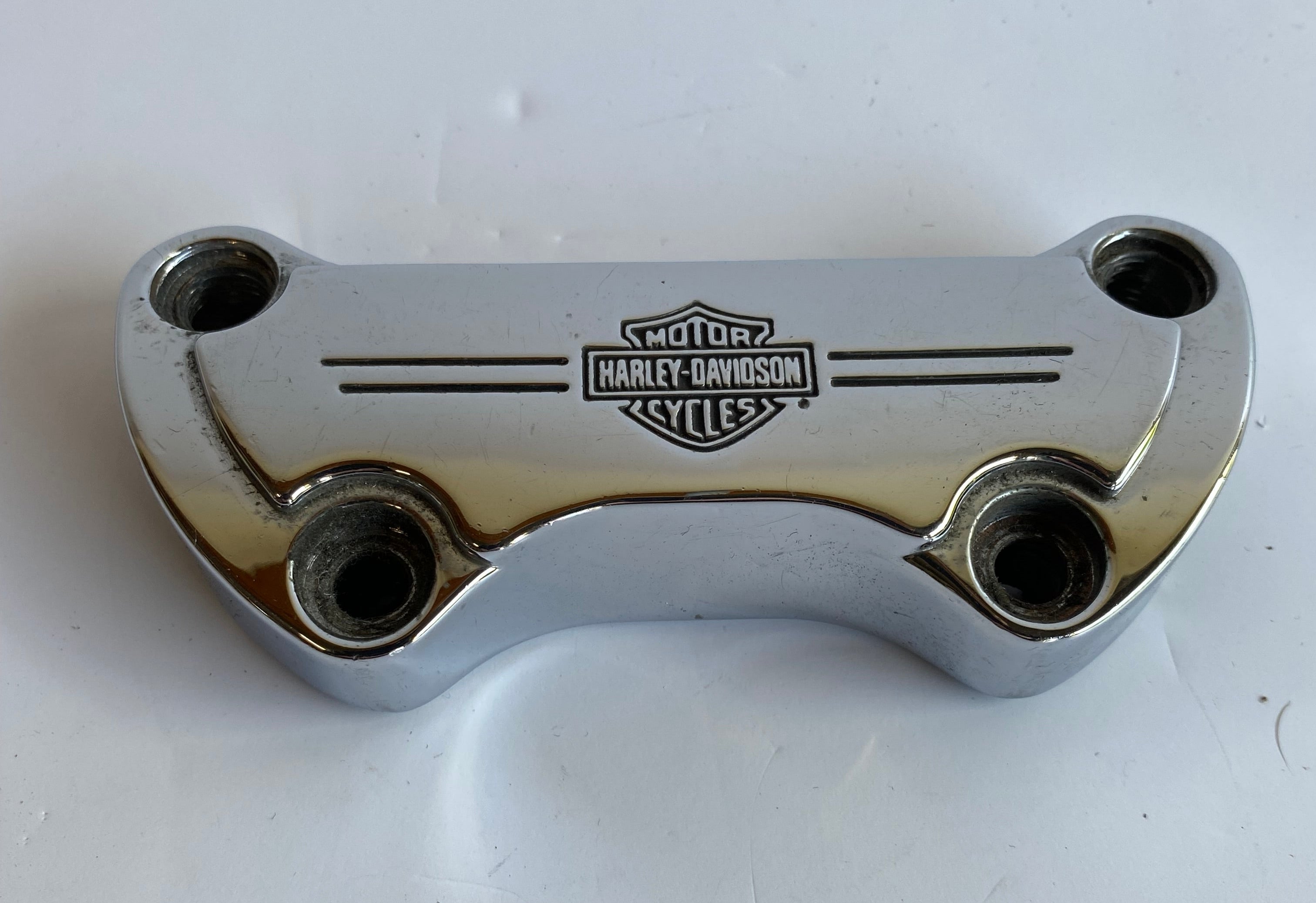 Pontet de riser chromé Bar & Shield Harley Davidson