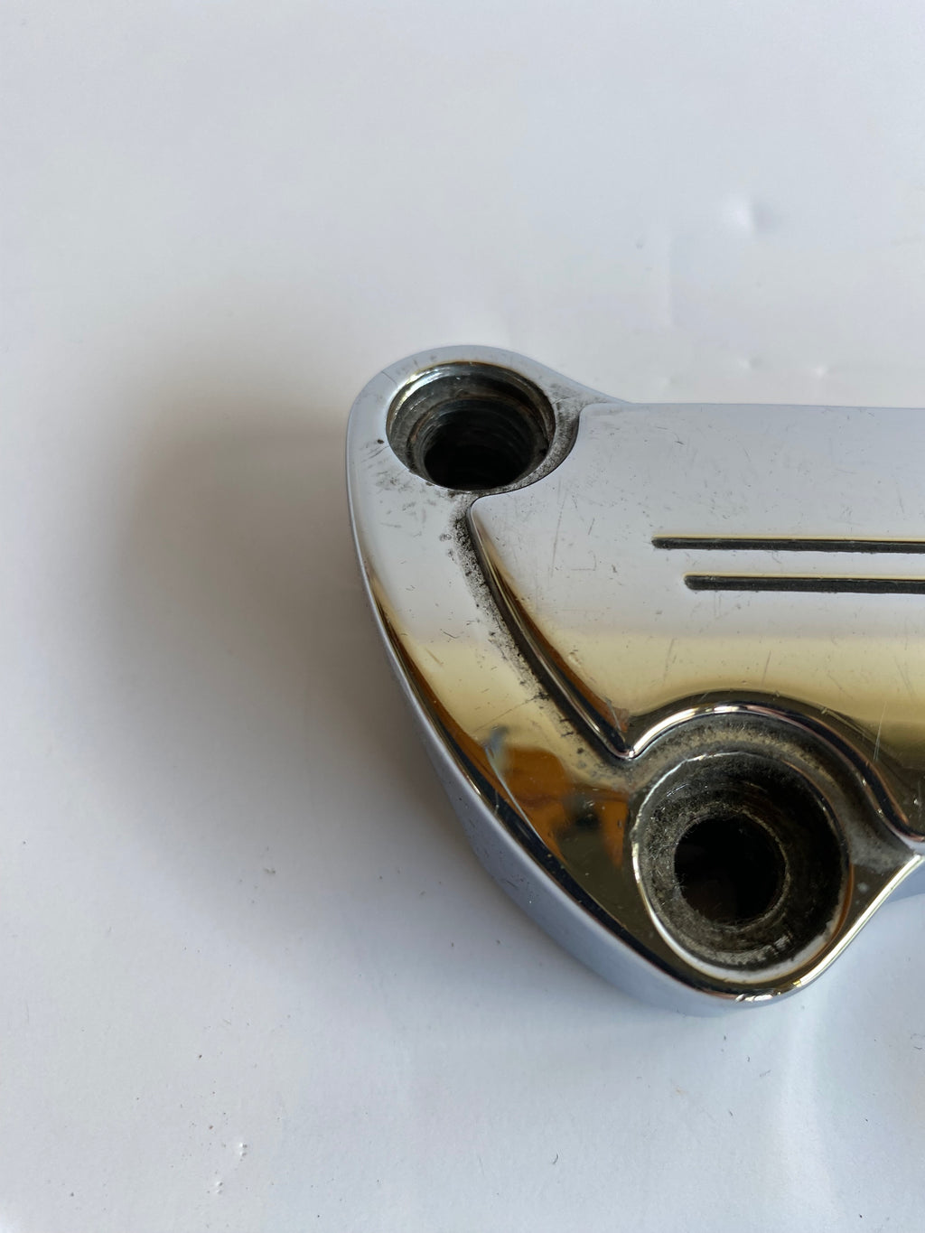 Pontet de riser chromé Bar & Shield Harley Davidson