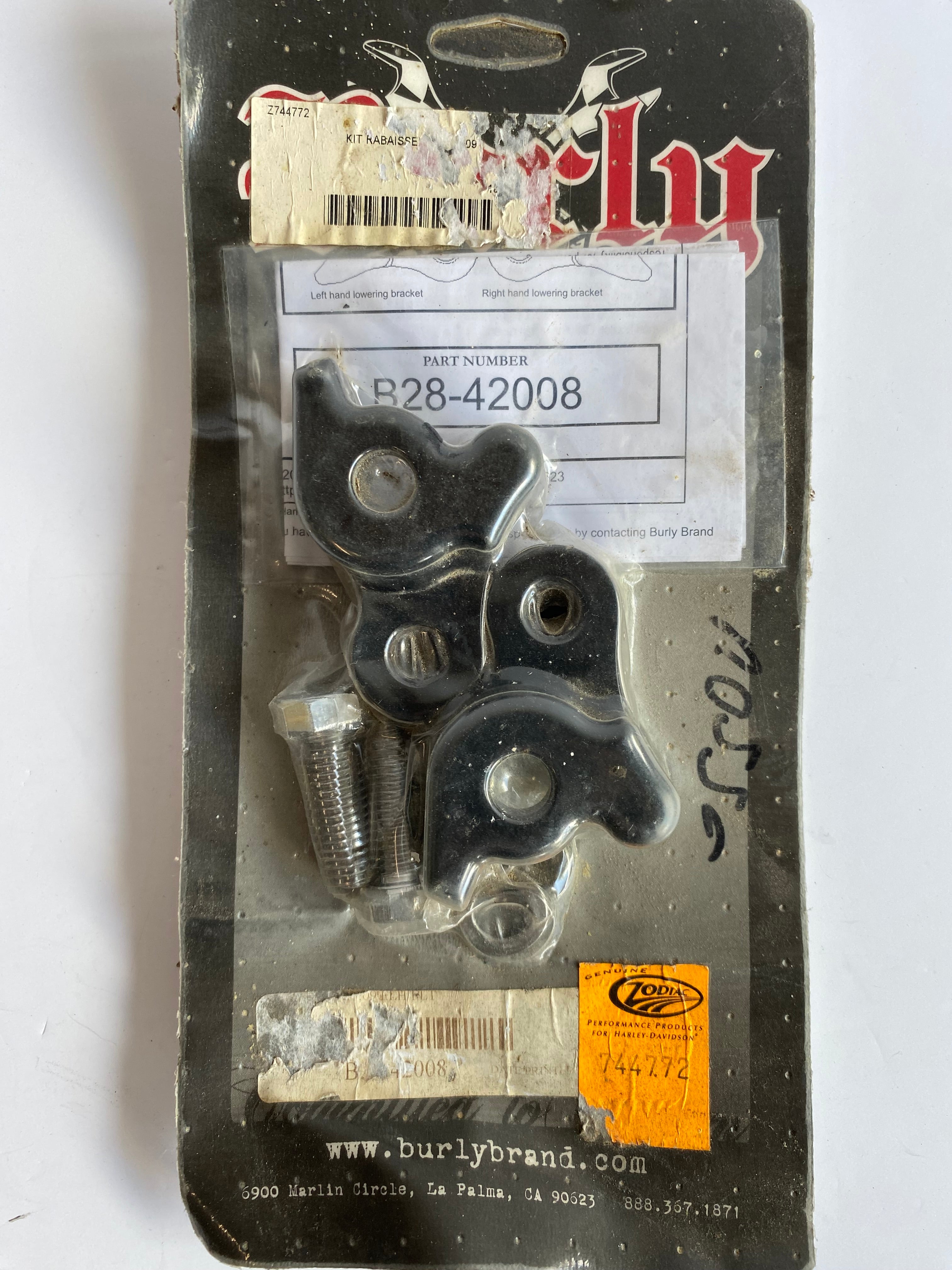 Burly Harley Davidson Lowering Kit REF ZODIAC: 7447.72