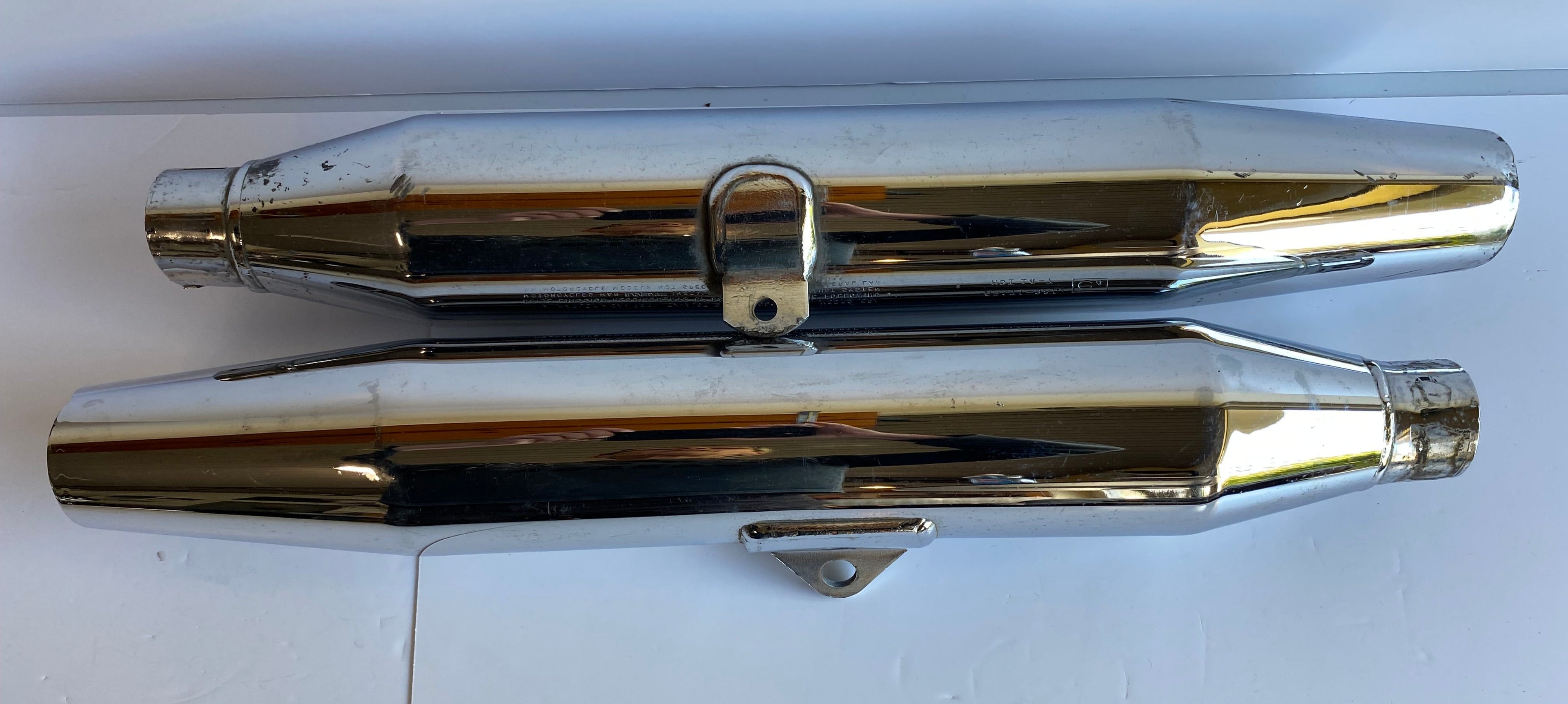 Original USA Sportster Harley Davidson Muffler Set REF OEM 65171-98A &amp; 65177-98A