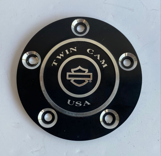 Timer cover Twin Cam black Harley Davidson REF OEM 32558-99