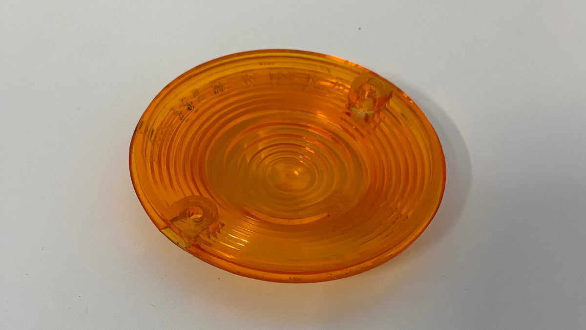 Cabochon plat orange 3-1/4" de clignotants Harley Davidson REF OEM 68506-92
