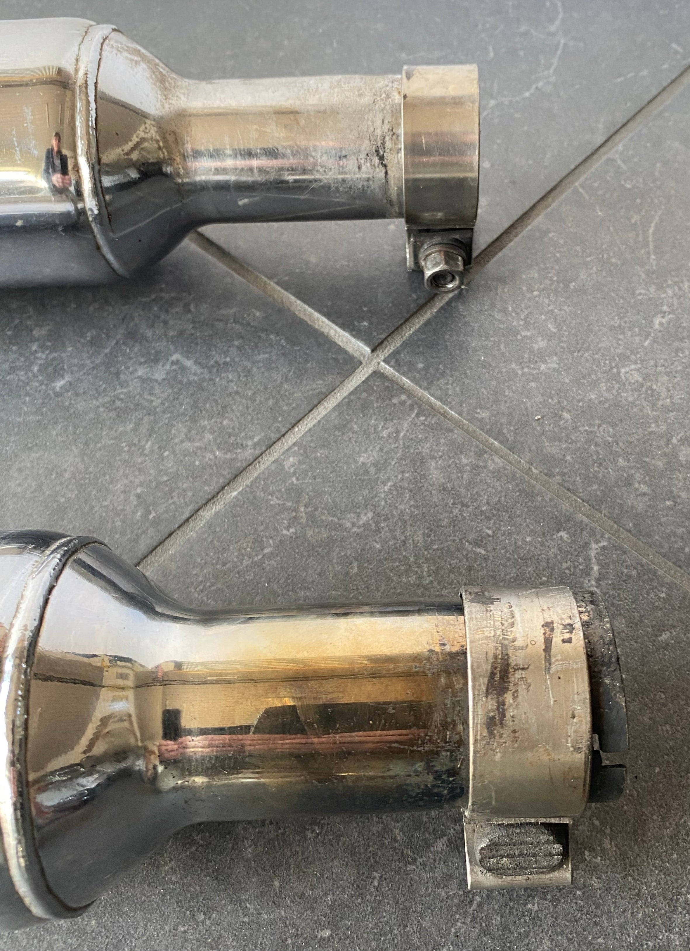 Screamin' Eagle Touring Harley Davidson verchromter Schalldämpfersatz REF 64910-99