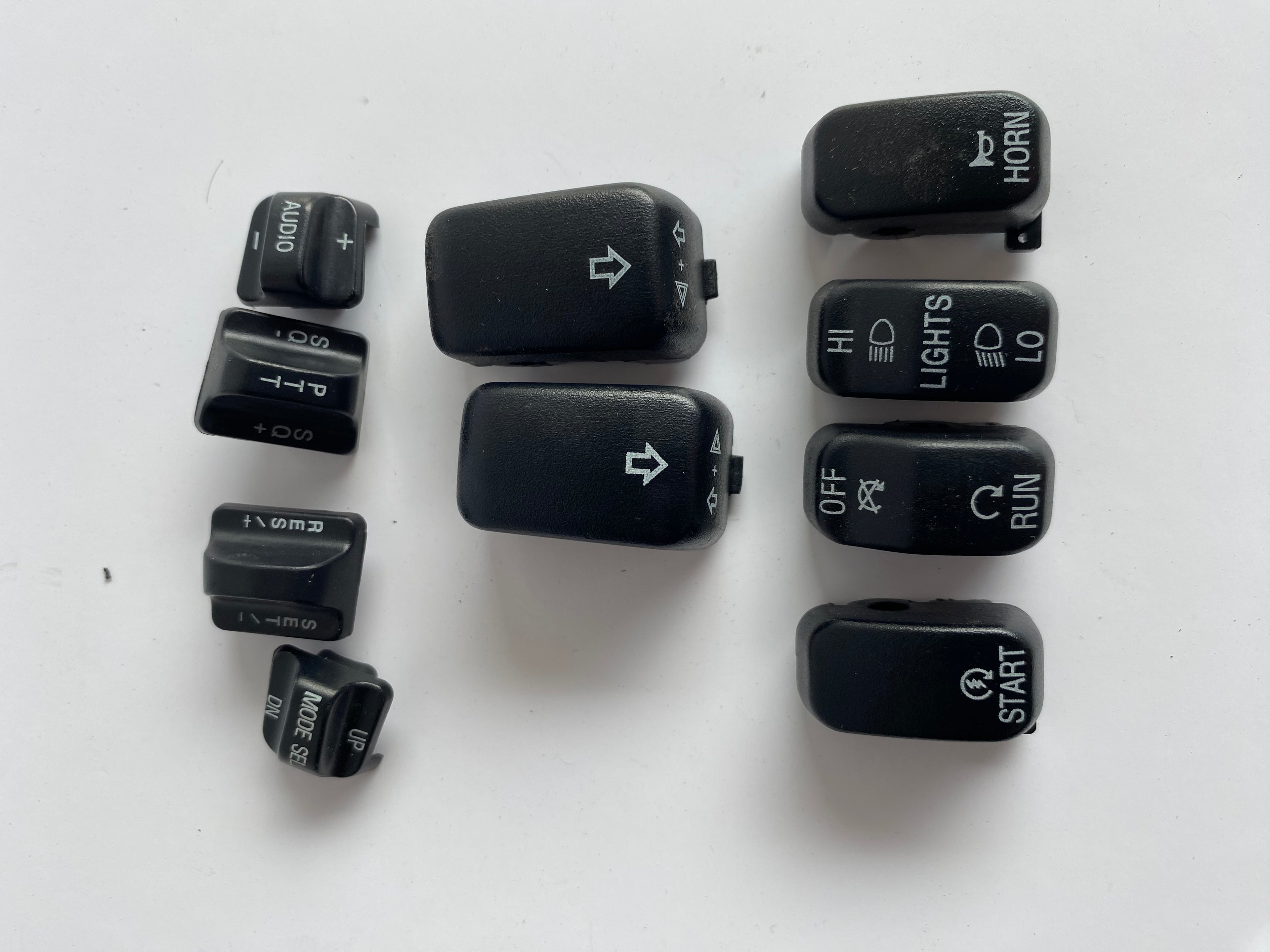 Harley Davidson Touring Electra Glide Black Switches Set